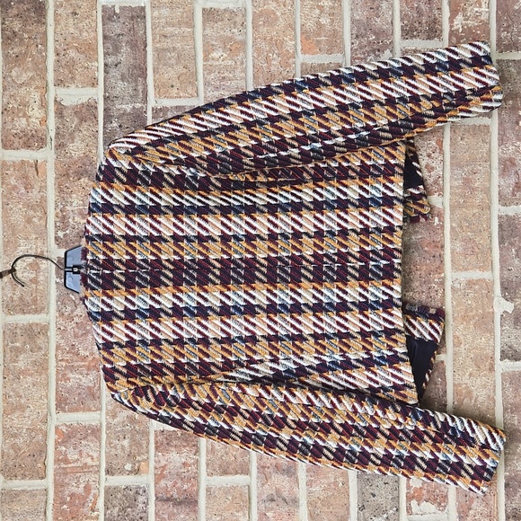 SANDRO Marianne Wool-blend Tweed Jacket Size 36 NWT - Picture 4 of 10